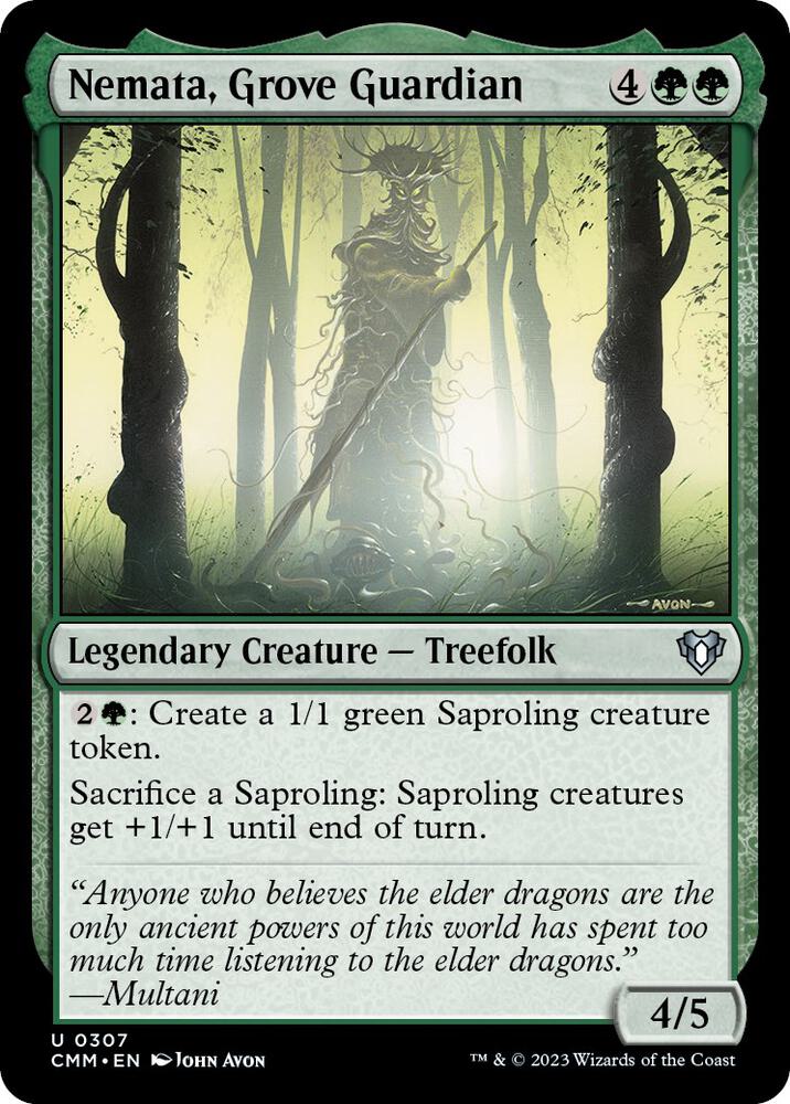 Nemata, Grove Guardian [Commander Masters] 307