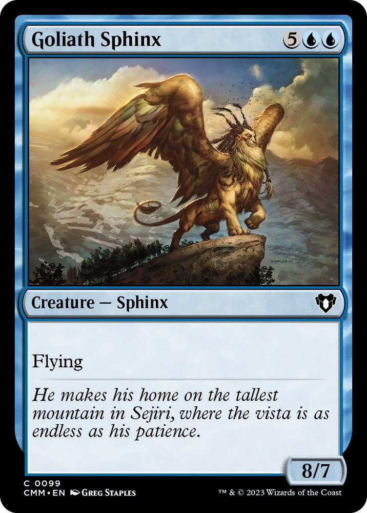 Goliath Sphinx [Commander Masters] 99