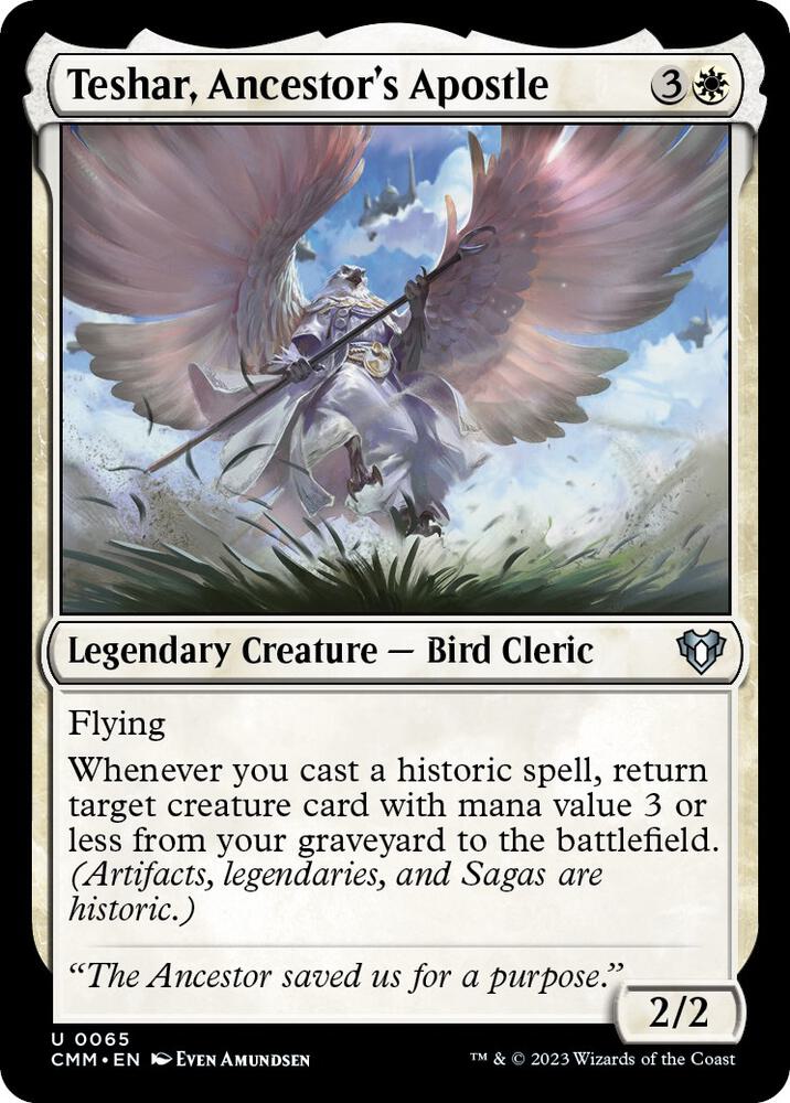 Teshar, Ancestor's Apostle [Commander Masters] 65