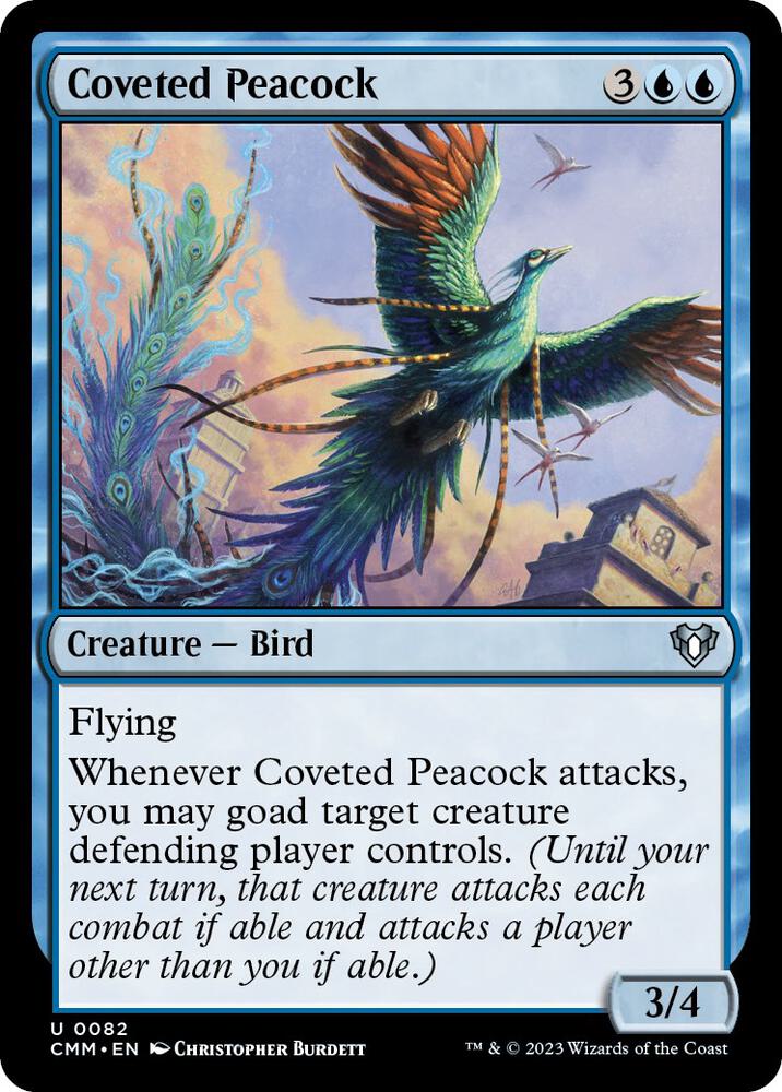 Coveted Peacock [Commander Masters] 82