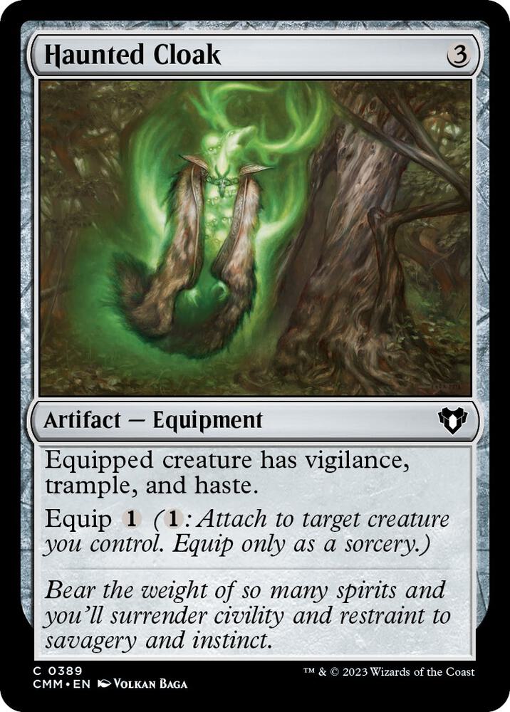 Haunted Cloak [Commander Masters] 389