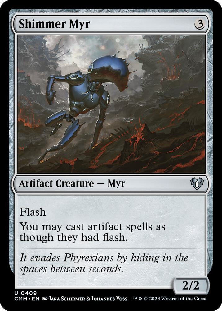 Shimmer Myr [Commander Masters] 409