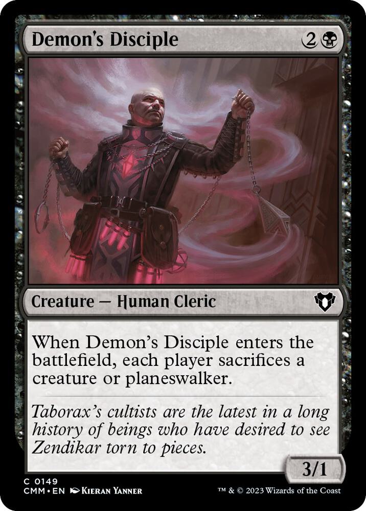 Demon's Disciple [Commander Masters] 149