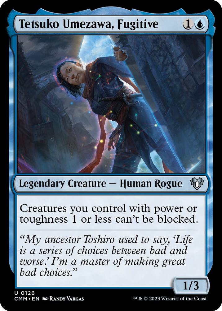 Tetsuko Umezawa, Fugitive [Commander Masters] 126