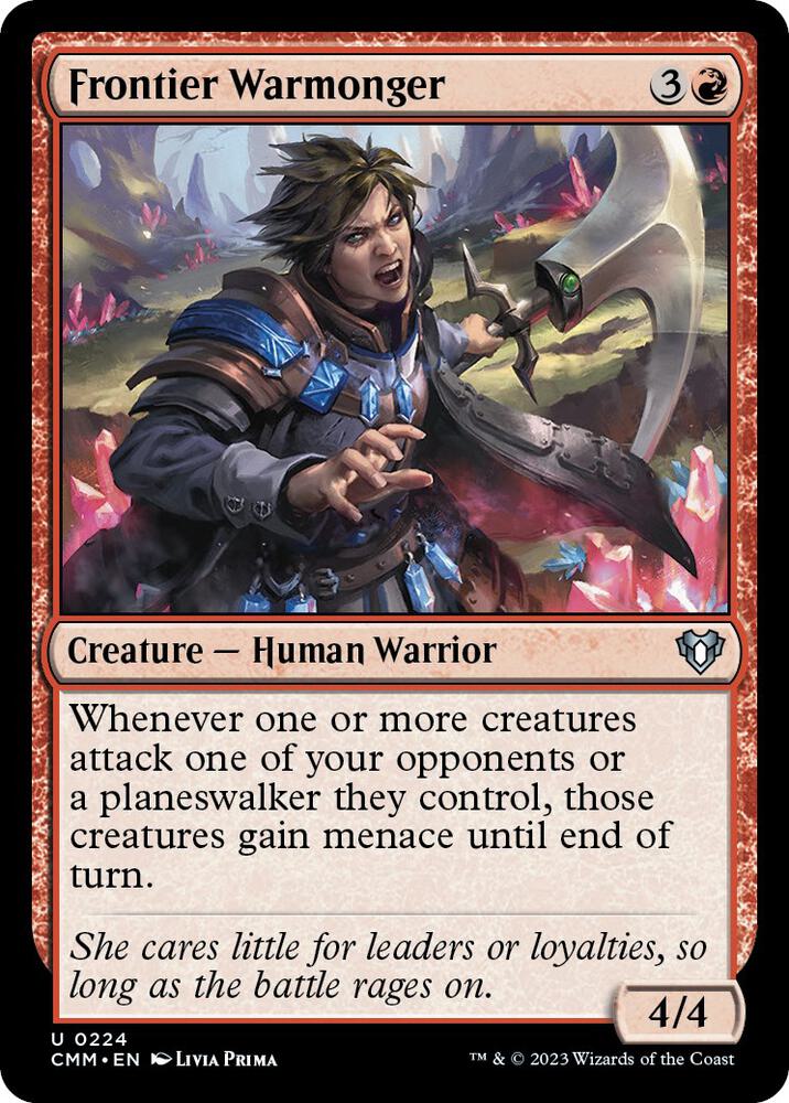 Frontier Warmonger [Commander Masters] 224