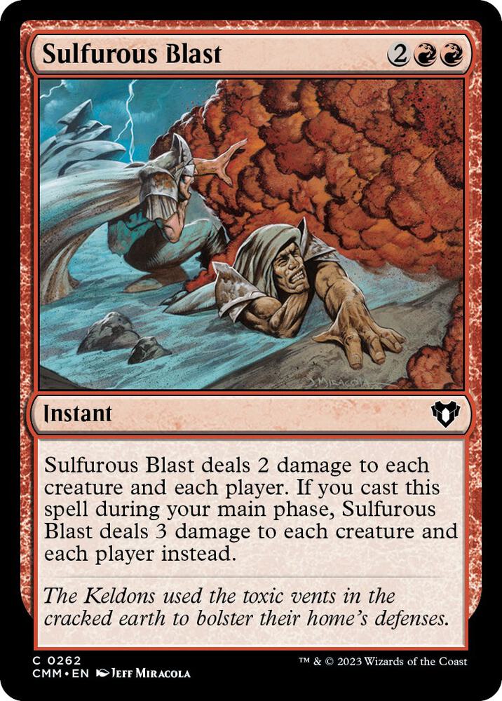 Sulfurous Blast [Commander Masters] 262