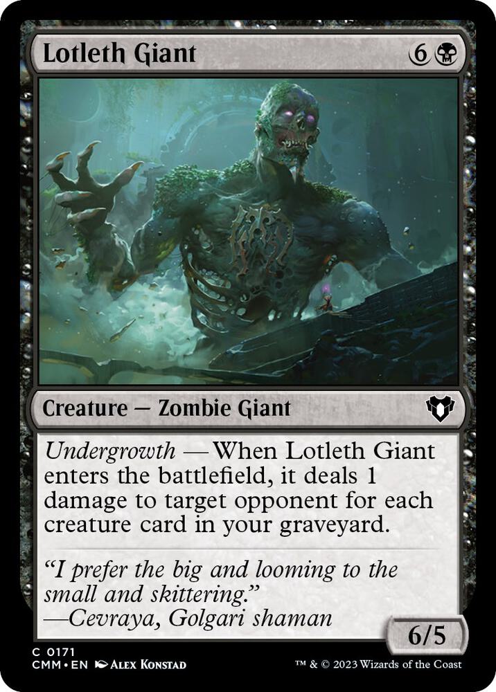 Lotleth Giant [Commander Masters] 171