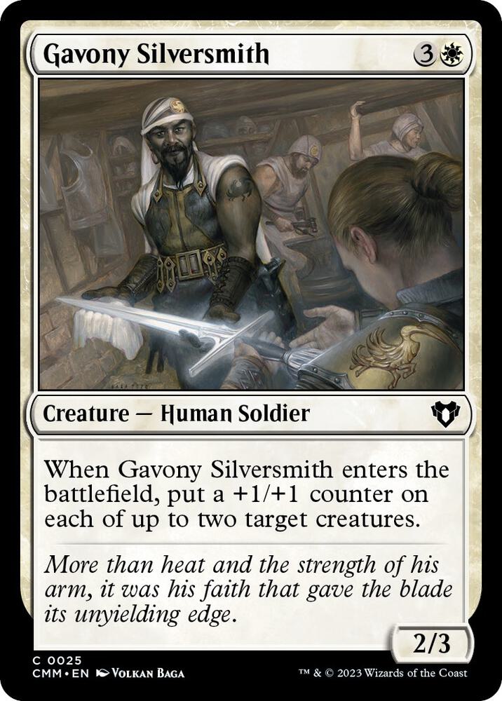 Gavony Silversmith [Commander Masters] 25