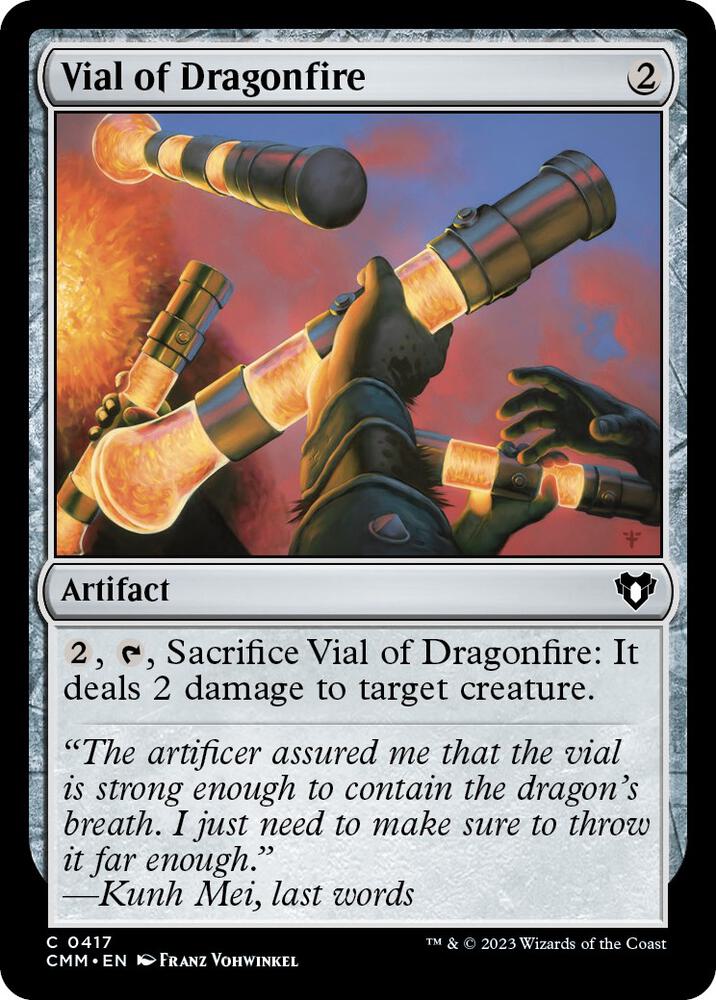 Vial of Dragonfire [Commander Masters] 417