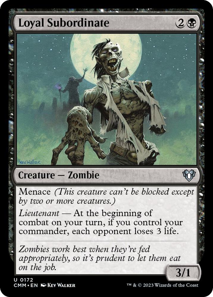 Loyal Subordinate [Commander Masters] 172