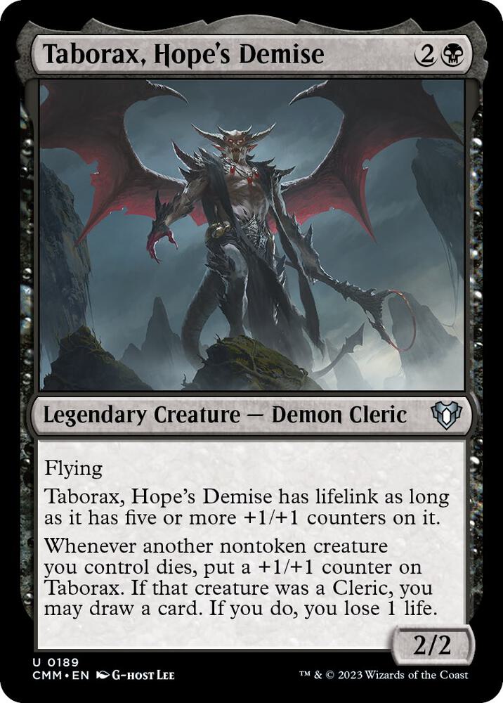 Taborax, Hope's Demise [Commander Masters] 189
