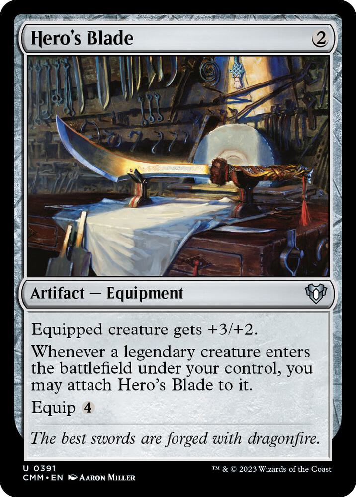 Hero's Blade [Commander Masters] 391