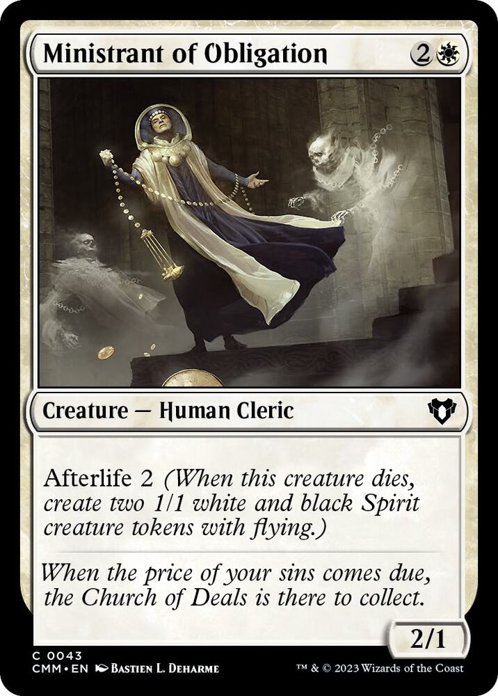 Ministrant of Obligation [Commander Masters] 43