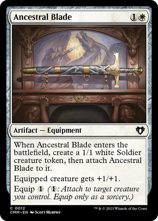 Ancestral Blade [Commander Masters] 12