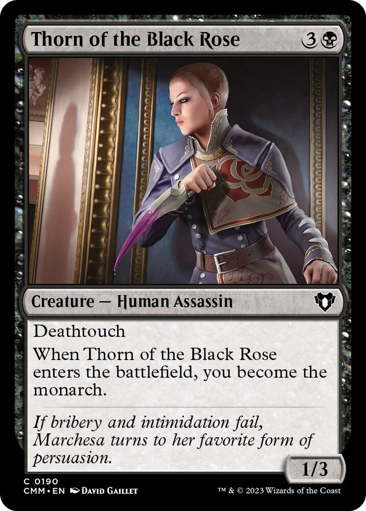 Thorn of the Black Rose [Commander Masters] 190