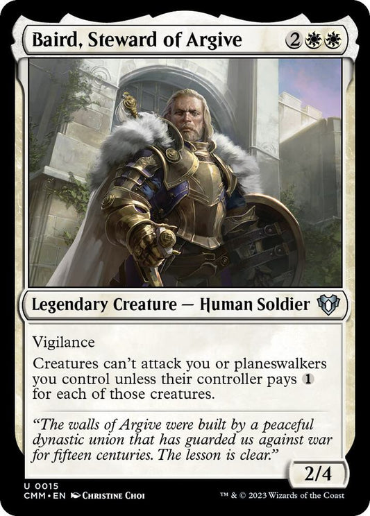 Baird, Steward of Argive [Commander Masters] 15