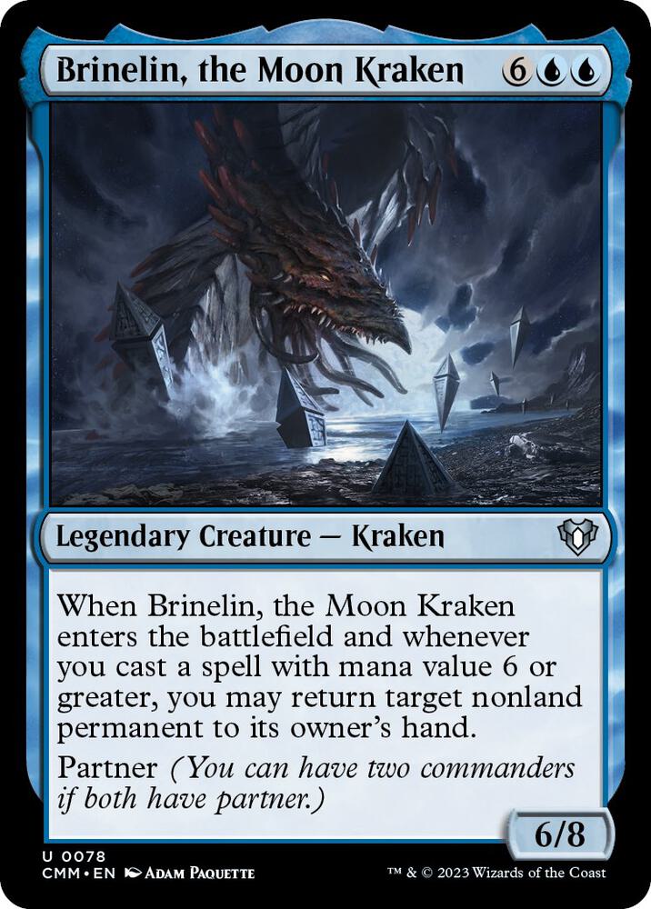 Brinelin, the Moon Kraken [Commander Masters] 78