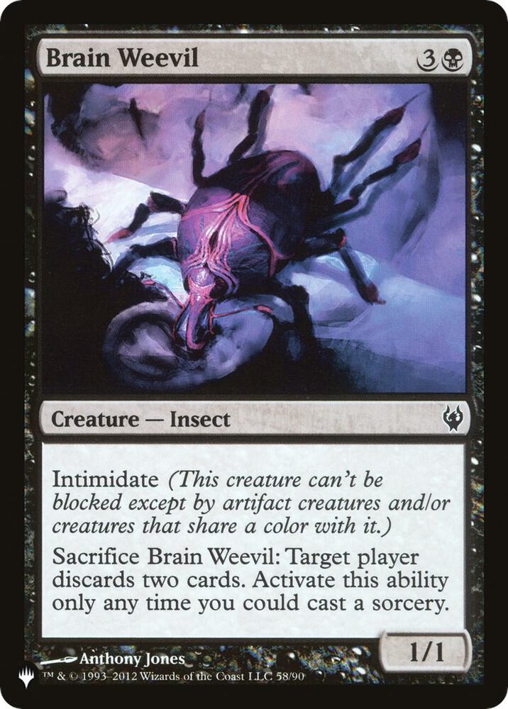 Brain Weevil [The List Reprints] 58/90