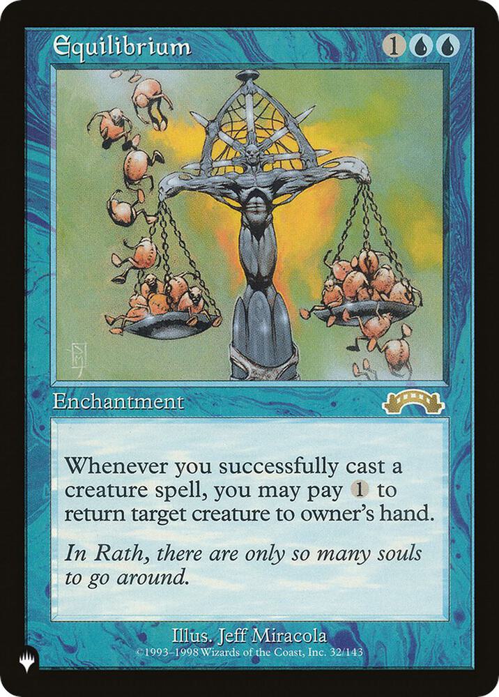 Equilibrium [The List Reprints] 32/143