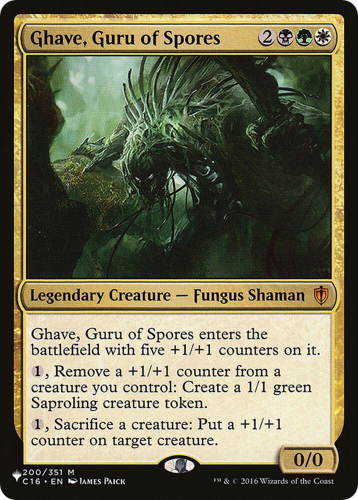 Ghave, Guru of Spores [The List Reprints] 200/351