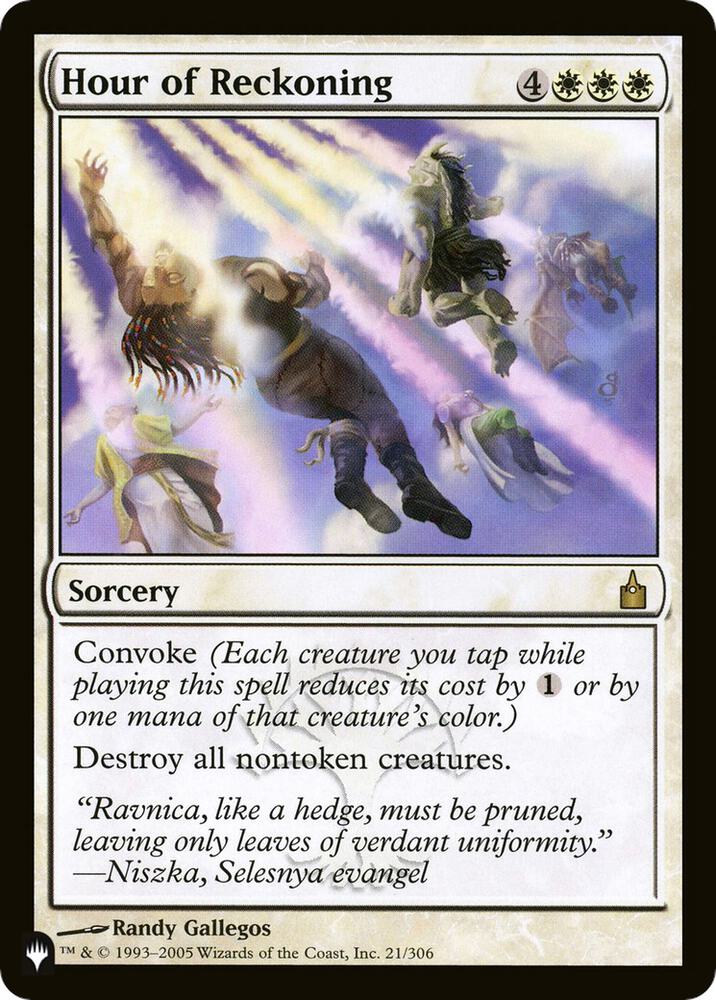 Hour of Reckoning (RAV) [The List Reprints] 21/306