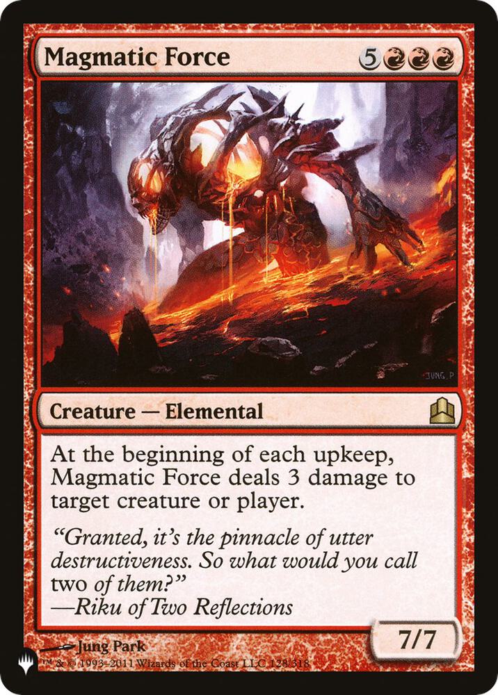 Magmatic Force [The List Reprints] 128/318