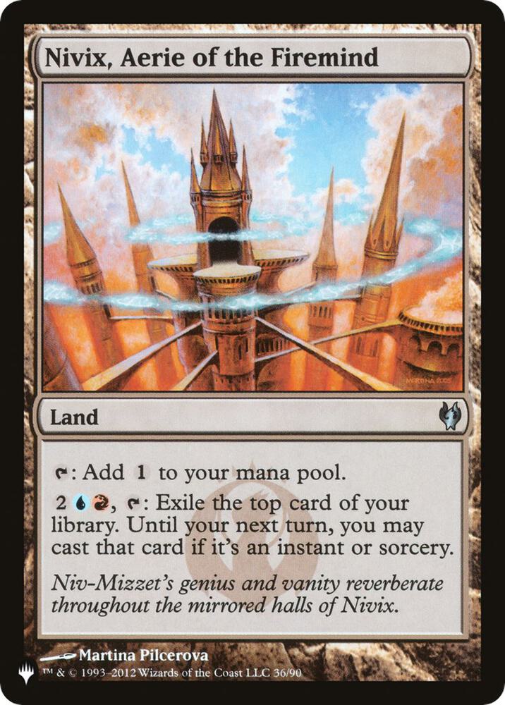 Nivix, Aerie of the Firemind [The List Reprints] 36/90