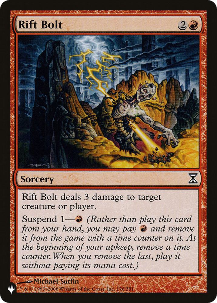 Rift Bolt [The List Reprints] 176/301