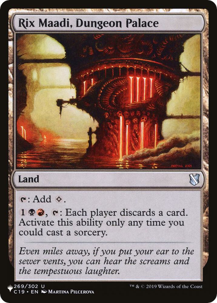 Rix Maadi, Dungeon Palace [The List Reprints] 269/302