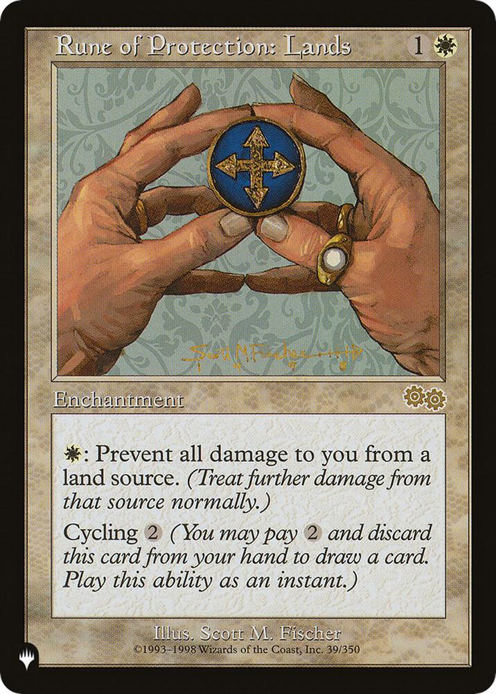 Rune of Protection: Lands [The List Reprints] 39/350