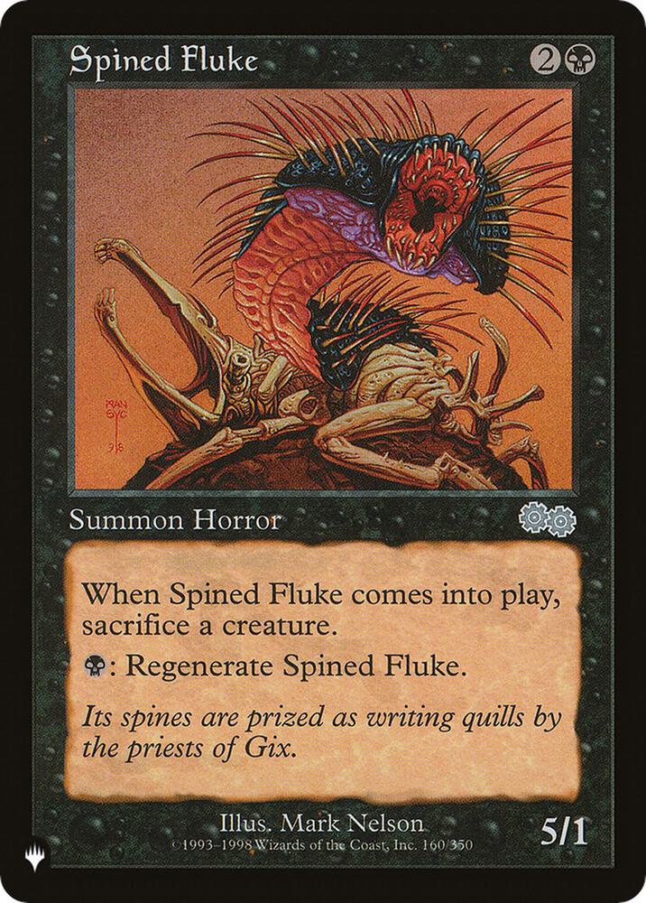 Spined Fluke [The List Reprints] 160/350