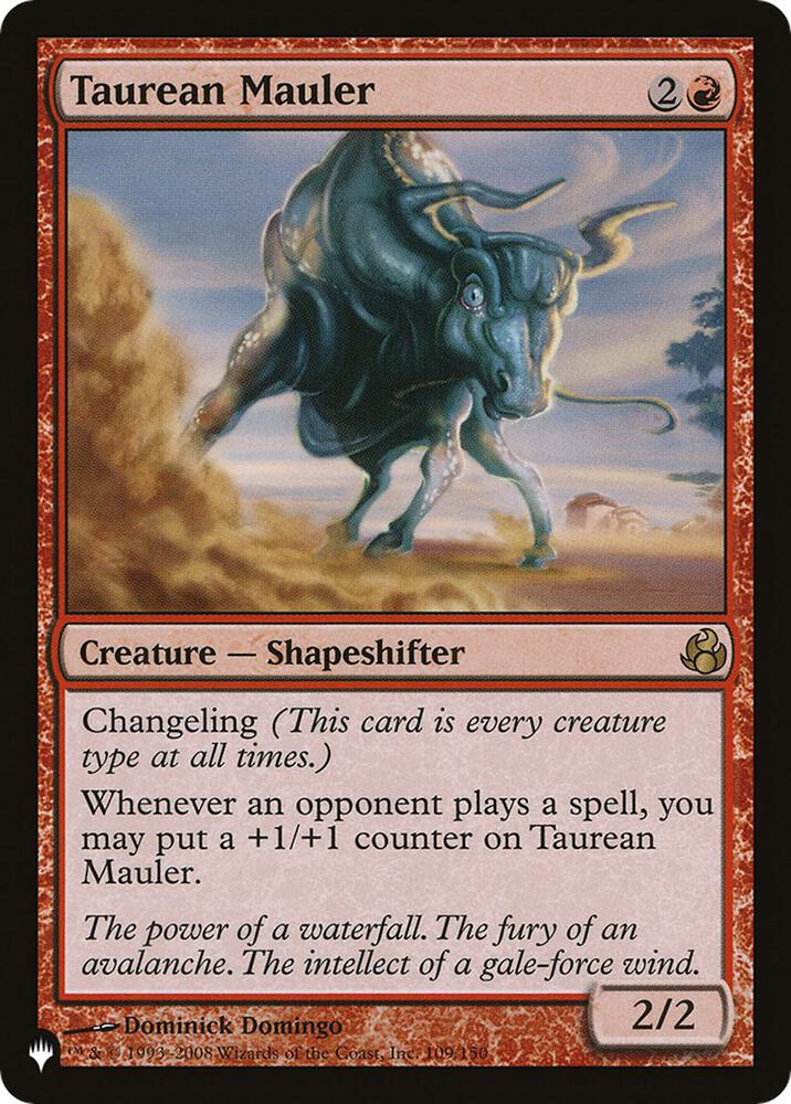 Taurean Mauler (MOR) [The List Reprints] 109/150