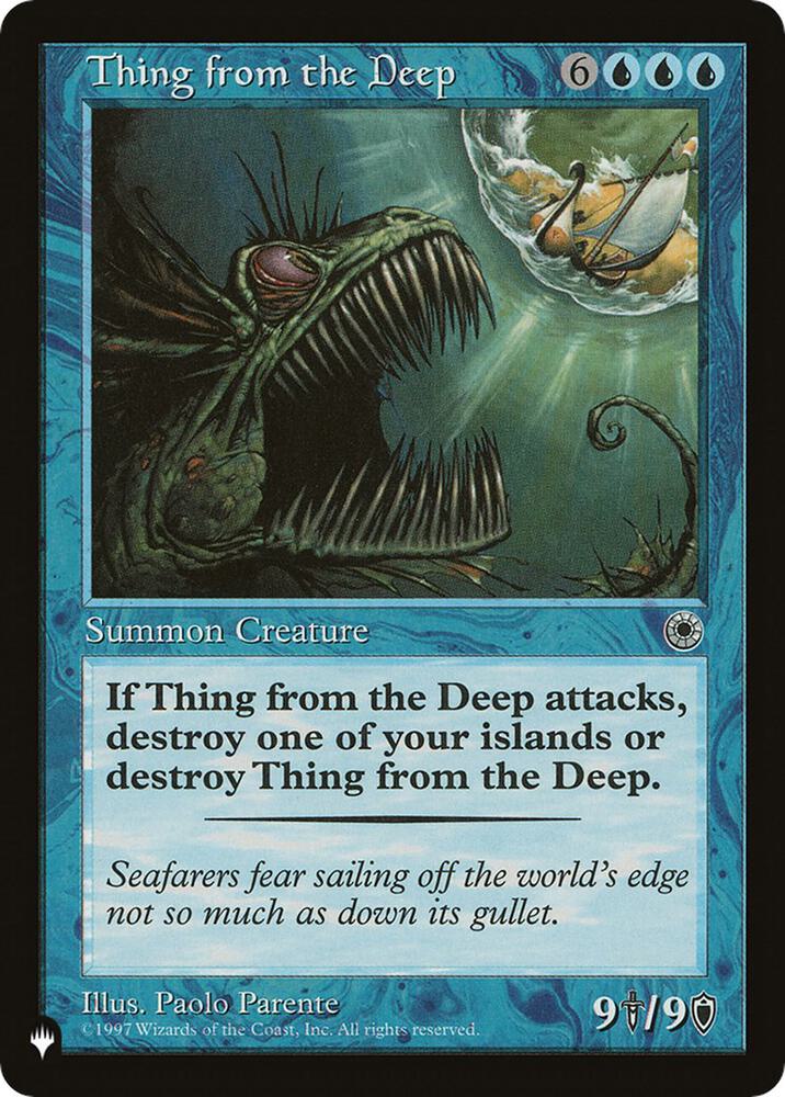 Thing from the Deep [The List Reprints]