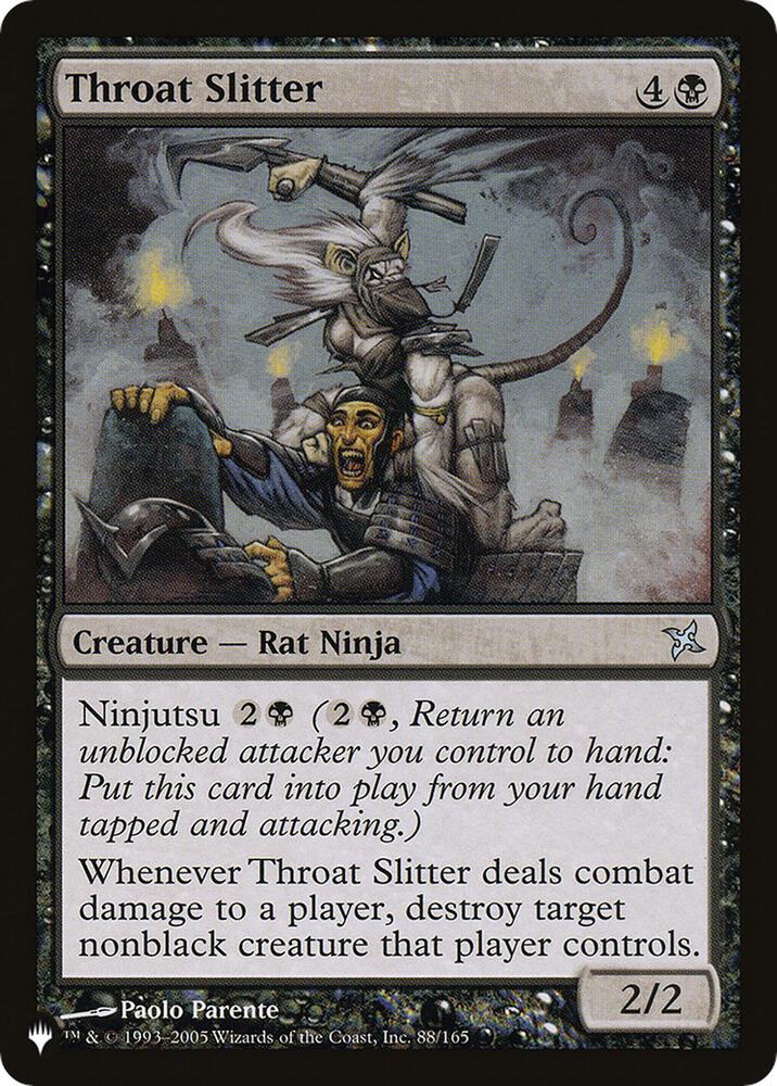 Throat Slitter [The List Reprints] 88/165