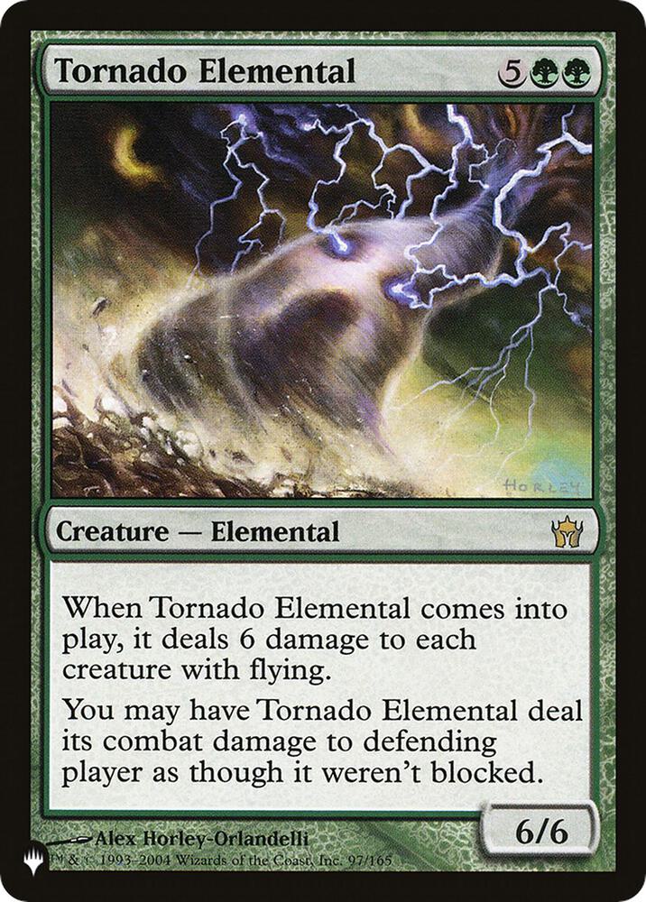 Tornado Elemental [The List Reprints] 97/165