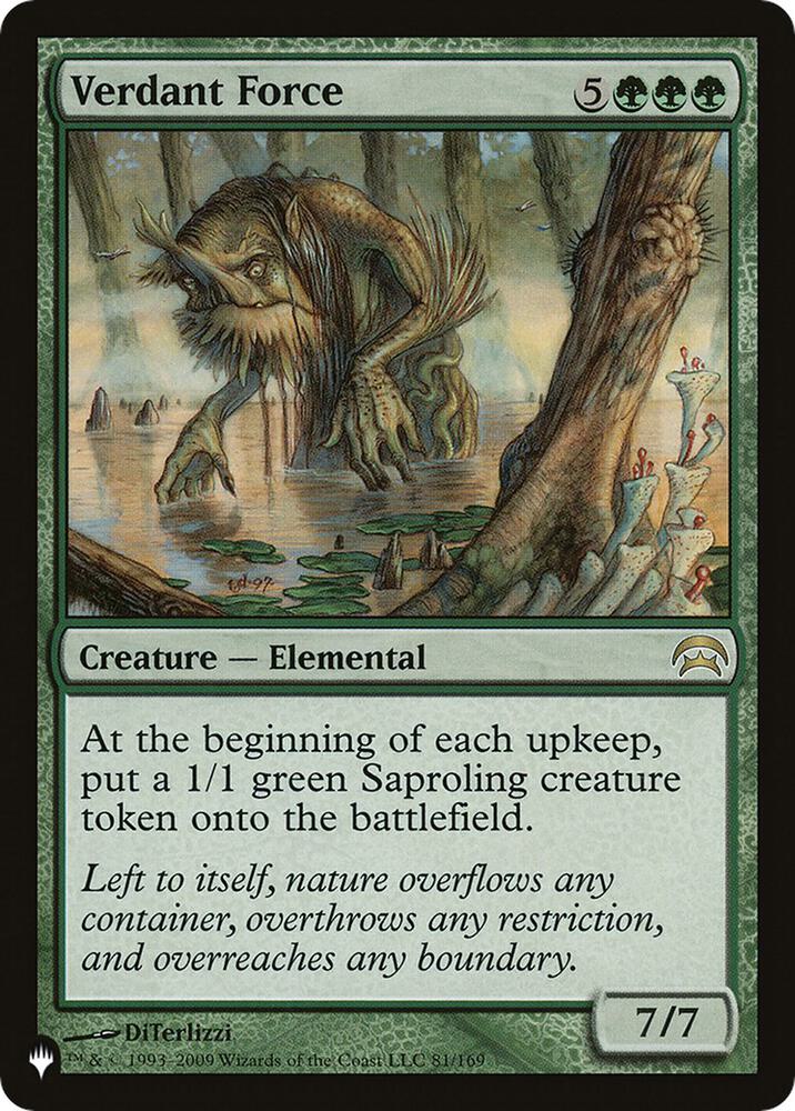 Verdant Force [The List Reprints] 81/169