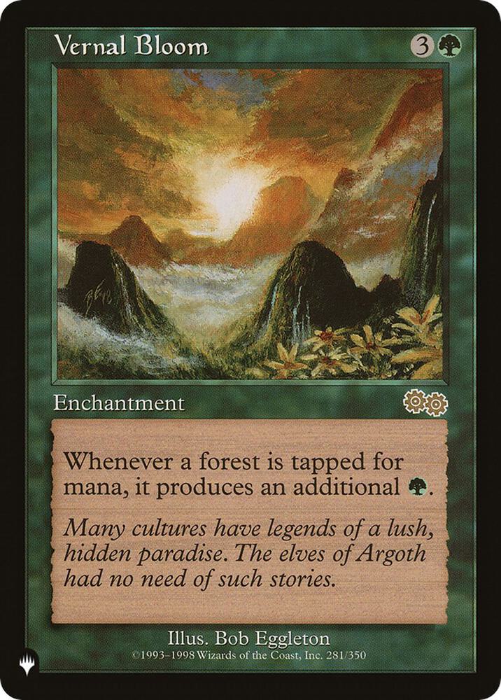 Vernal Bloom [The List Reprints] 281/350