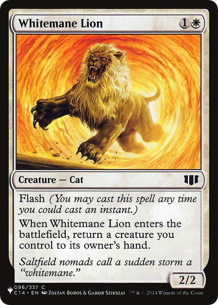 Whitemane Lion (C14) [The List Reprints] 096/337