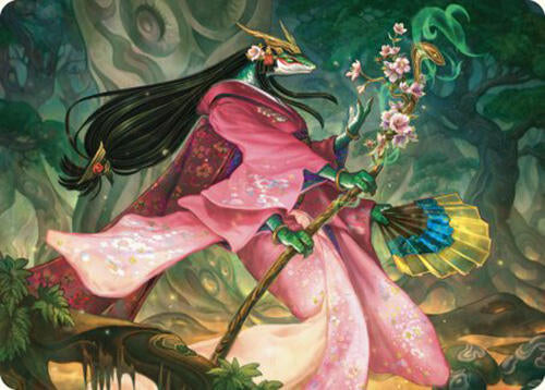 Sakiko, Mother of Summer Art Card [Art Series: Commander Masters] 24
