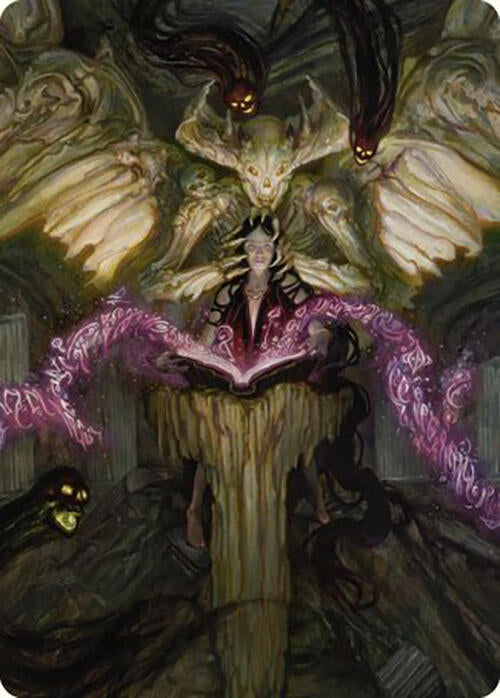 Demonic Tutor Art Card [Art Series: Commander Masters] 64