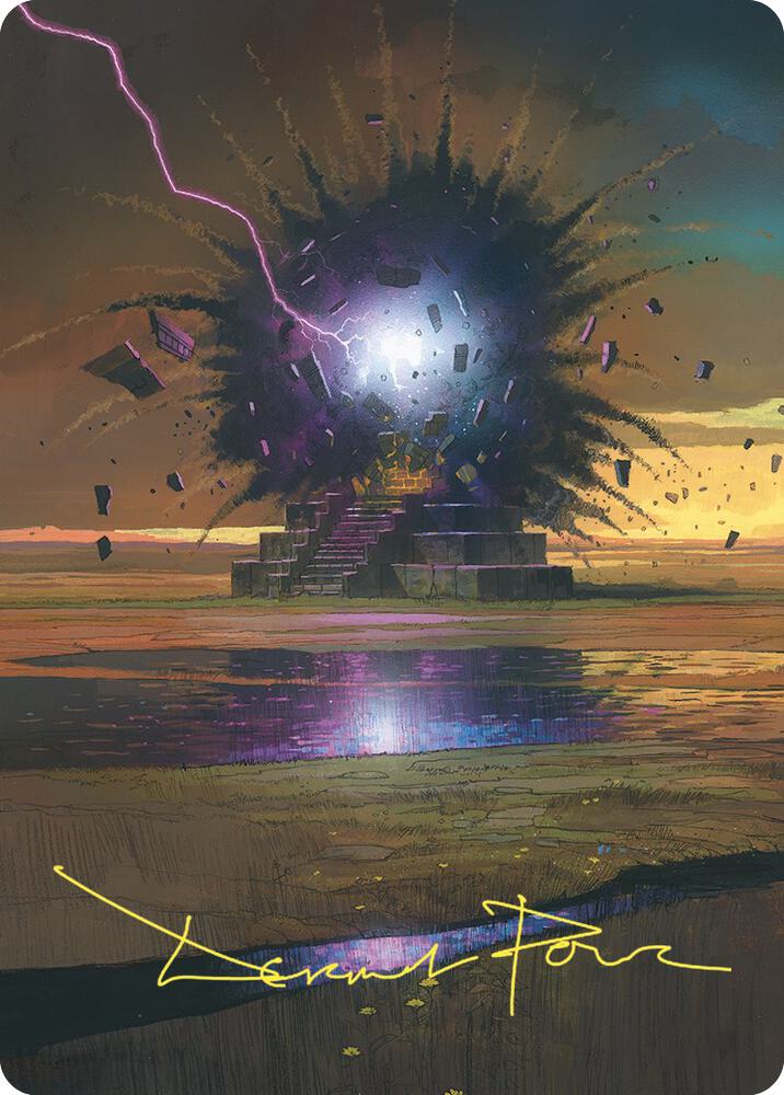 Return to Dust Art Card (Gold-Stamped Signature) [Art Series: Commander Masters] 34