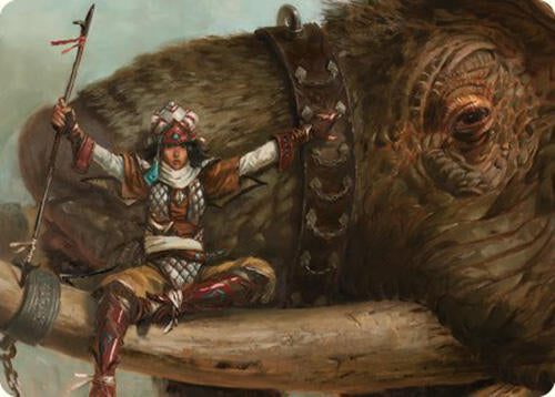 Tuskguard Captain Art Card [Art Series: Commander Masters] 16