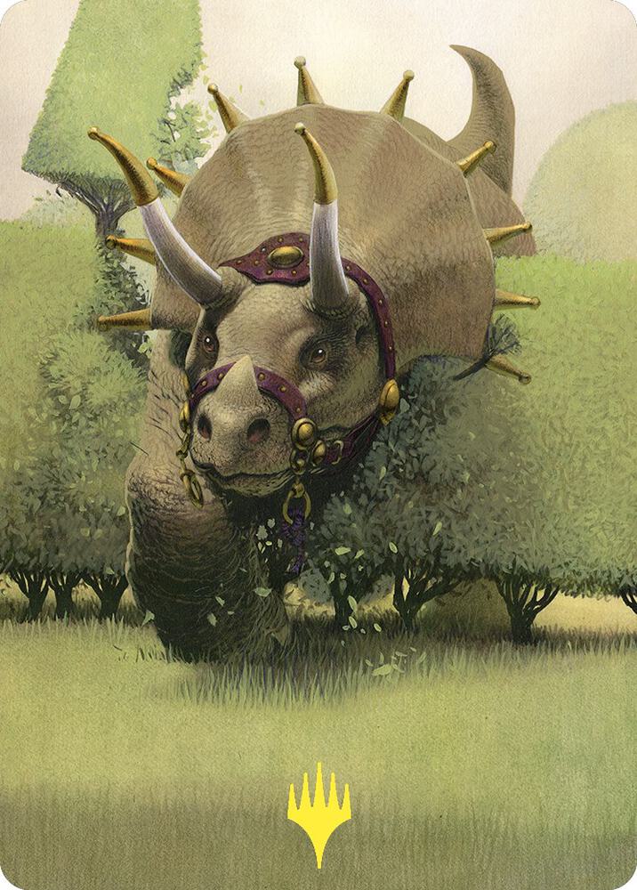 Regal Behemoth Art Card (Gold-Stamped) [Art Series: Commander Masters] 43