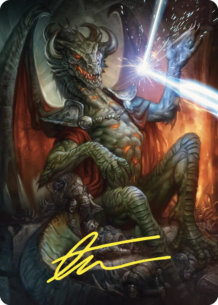 Deflecting Swat Art Card (Gold-Stamped Signature) [Art Series: Commander Masters] 66