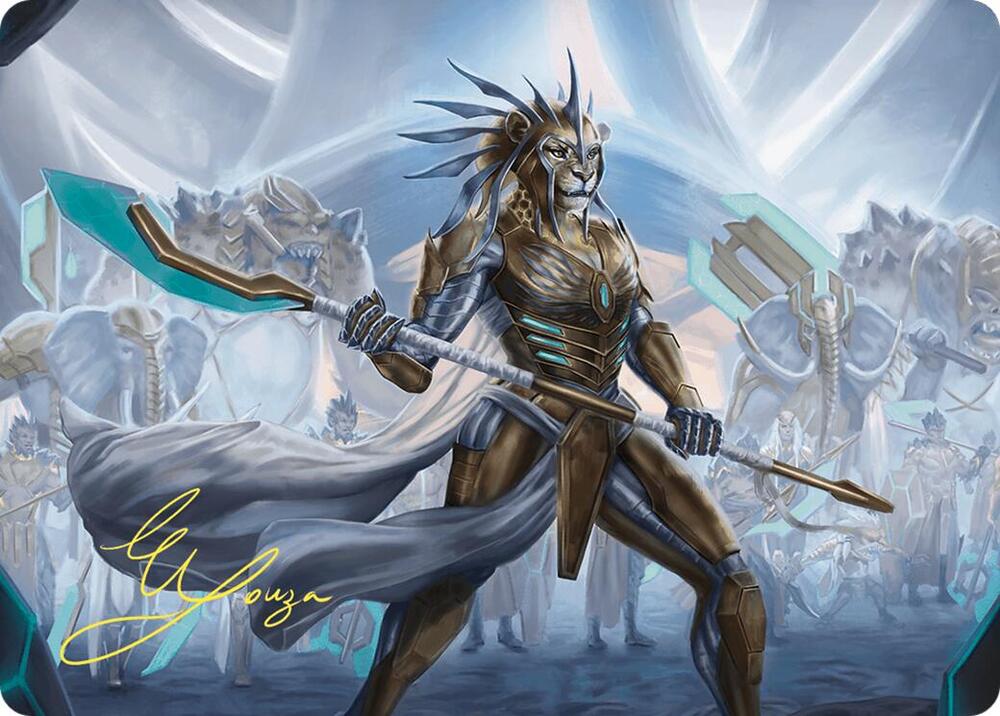 Kemba, Kha Regent Art Card (Gold-Stamped Signature) [Art Series: Commander Masters] 2