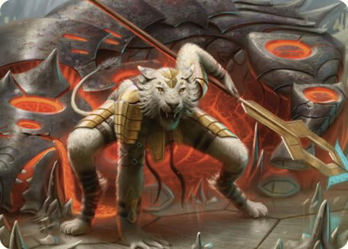 Sunspear Shikari Art Card [Art Series: Commander Masters] 4