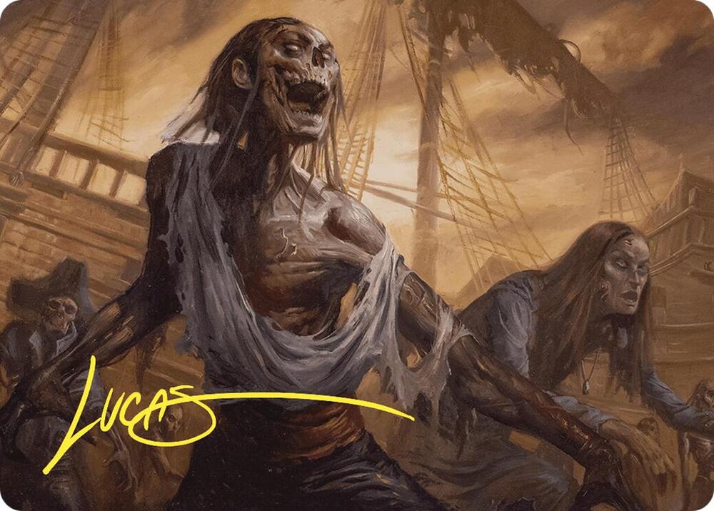 Rise from the Tides Art Card (Gold-Stamped Signature) [Art Series: Commander Masters] 11