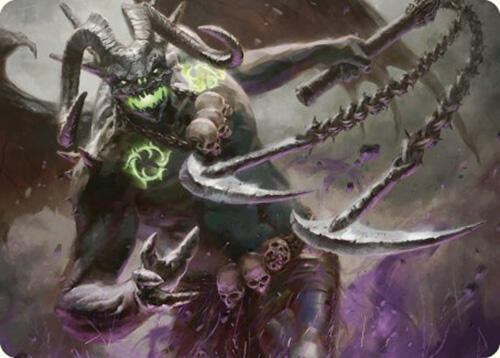 Archfiend of Despair Art Card [Art Series: Commander Masters] 12
