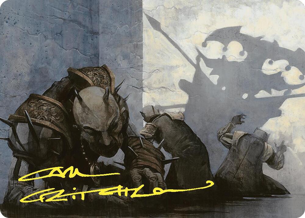 Decree of Pain Art Card (Gold-Stamped Signature) [Art Series: Commander Masters] 14