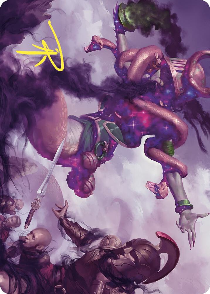 Extinguish All Hope Art Card (Gold-Stamped Signature) [Art Series: Commander Masters] 18